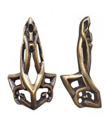  Abstract Art Deco Brass Corner Protector &amp; Skiffers Furniture Corner Guard - $58.91 CAD+