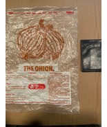 A&amp;P Food Store Onion Bag &amp; 4.5&quot; X 3&quot; Plastic Black Memo Pad *Pre-Owned* BT3 - €11,20 EUR