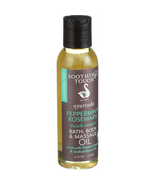 Soothing Touch Organic Peppermint Rosemary Bath and Body Oil, 4 Oz. - £9.42 GBP