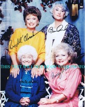 The Golden Girls Cast 4 Autographed Rp Photo Betty White Rue Estelle Bea Arthur - £13.76 GBP