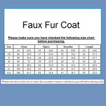 Gradient Gray / Black Imitation Long Hair Shaggy Fur O Neckline Faux Fur Coat  image 4