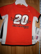 Racing Nascar Baby Clothes 12M Tony Stewart #20 Car Outfit Top 2 Pc Short Set - £14.94 GBP