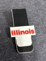 Vintage 3” Illinois State Black Red White Plastic Lapel Pin Political Delegate? - £3.99 GBP
