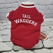 Tail Waggers Dog Apparel Football Player Varsity Jacket Size Small Coat New NWT  - £8.88 GBP