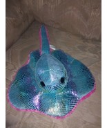 Aurora World Destination Nation Manta Sting Ray Plush Multicolor Shiny... - $36.62