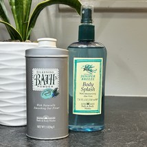 90s Bath &amp; Body Works JUNIPER BREEZE Body Splash &amp; Bath Powder DISCONTINUED - $50.20 CAD