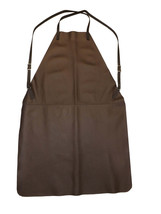 SOFT LEATHER APRON Adjustable w/ 2 Large Interior &amp; 2 Pen Pockets HANDMADE - £167.54 GBP+