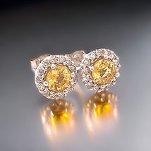 Natural Sapphire Diamond Earrings 14k W Gold 2.84 TCW Certified $4,950 215620 - £1,677.38 GBP