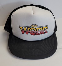 Vintage WQDR 94.7 FM Radio Trucker Hat Carolina&#39;s Hit Country Snapback - £11.81 GBP