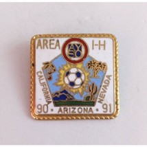 Vintage 90 91 Area I-H California Arizona Nevada Soccer Lapel Hat Pin - £6.63 GBP