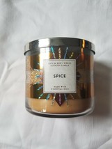 BATH &amp; BODY WORKS &quot;SPICE&quot; CINNAMON NUTMEG 3-WICK 14.5 OZ SCENTED LARGE C... - $31.68