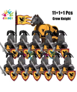 Medieval Knights Building Blocks Action Figures Flag Helmet Armor Toys 1... - $24.98