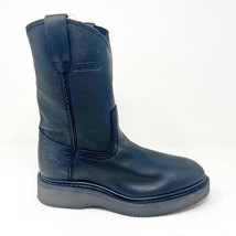 Bonanza 10&quot; Wellington Goodyear Welt Black Leather Mens Steel Toe Boots ... - $34.95+