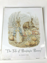 The Tale of Benjamin Bunny Art Print Beatrix Potter 1995 8x10 Nursery Decor - $15.12