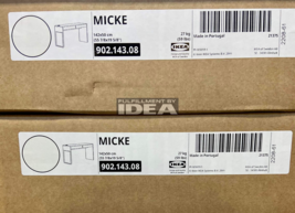 Brand New IKEA MICKE White Desk Cable Outlet Drawer 55 7/8x19 5/8” 902.143.08 - £173.11 GBP
