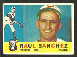  1960 Topps Baseball Card # 311 Cincinnati Reds Raul Sanchez good - £0.63 GBP
