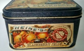 1983 Retro Bristol Heinz’s Blackberry Jelly Collectibles Metal Tin  - $8.90
