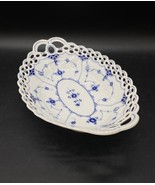 SCHUMANN ARZBERG Cobalt Blue White Lace Reticulated 10.25” Oval Serving ... - $3,292.74 MXN