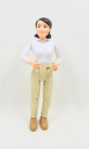 Fisher-Price Loving Family Dollhouse Dark Haired Mom Mother Woman Tan Pants 2000 - $19.99