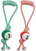 Pull Away'  Rope And Tennis Ball Tugging Dog Toy - $8.99