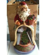 Jim Shore Heartwood Creek Santa W/Kids Lighted Revolving Musical Figurin... - €111,11 EUR
