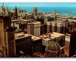 City of Towers Chicago Illinois IL UNP Chrome Postcard U12 - £3.07 GBP