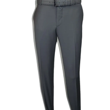 Men's MONO Turkey Slacks 100% Wool Plain Front Slim Fit 2502-06 Silver Gray image 2
