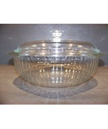 Pyrex 024S Clear Casserole Dish &amp; 624C Lid 2 QT - £20.17 GBP