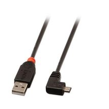 LINDY 0.5m USB Micro-B Cable, 90 Degree Right Angle  - $15.00