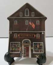 1996 Charles Wysocki Folktown Plate The Town Florist #1399C Bradford Exc... - £13.34 GBP