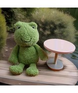 Carter&#39;s Fuzzy Green Frog Plush Toy HTF - $64.35