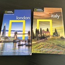 National Geographic Traveler  Italy 5th Edition London 4th Edition Set Travel - £17.40 GBP