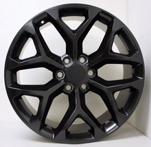 Chevy 20&quot; Satin Black Snowflake Wheels For 2000-2023 Silverado Tahoe Sub... - $1,038.51