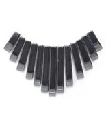 13 Piece Hematite Mini Collar, Bib, Tab Set, Egyptian Fan (1) - £1.52 GBP
