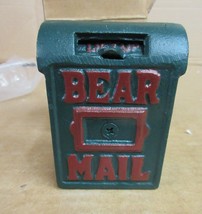 Boyds Bears Cast Iron Mail Box Investment Collection Bear Mail  Box H1 - $26.77