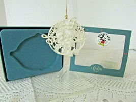 Vtg Lenox China Disney Ornament Mickey &amp; Co Seasons Greetings Nib - £14.75 GBP