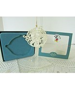 VTG LENOX CHINA DISNEY ORNAMENT MICKEY &amp; CO SEASONS GREETINGS NIB - $25.71 CAD