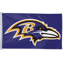 Baltimore Ravens 3&#39; X 5&#39; Flag -Wincraft - £22.86 GBP