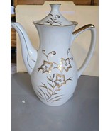 Relco Teapot Or Coffee Pot Porcelain Flowers Gold Trim Japan - $333.12 MXN