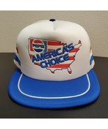 New Pepsi America’s Choice 3 Stripe White Mesh Trucker Hat Men&#39;s Rare Vi... - $291.38 CAD