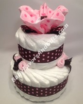Pink Chocolate Diaper Cake - £43.96 GBP
