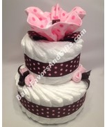 Pink Chocolate Diaper Cake - £43.24 GBP