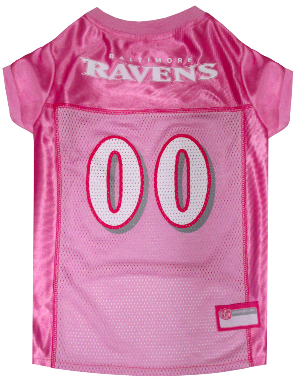 Pets First NFL Baltimore Ravens Jersey, Pink-XS,SM,MED,& LG