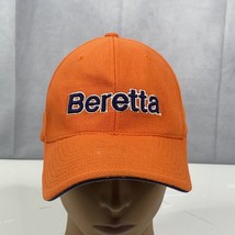Beretta Firearms Logo Embroidered Flexfit Orange Hat Size L/XL - $20.21