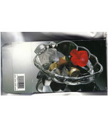 Glass Candy Dish Cluster of Grapes Shaped Small Snacks Serving Dish NIB - £7.22 GBP