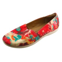 Softspots Size 7.5 M Multicolor Almond Toe flats Fabric Women - £15.60 GBP