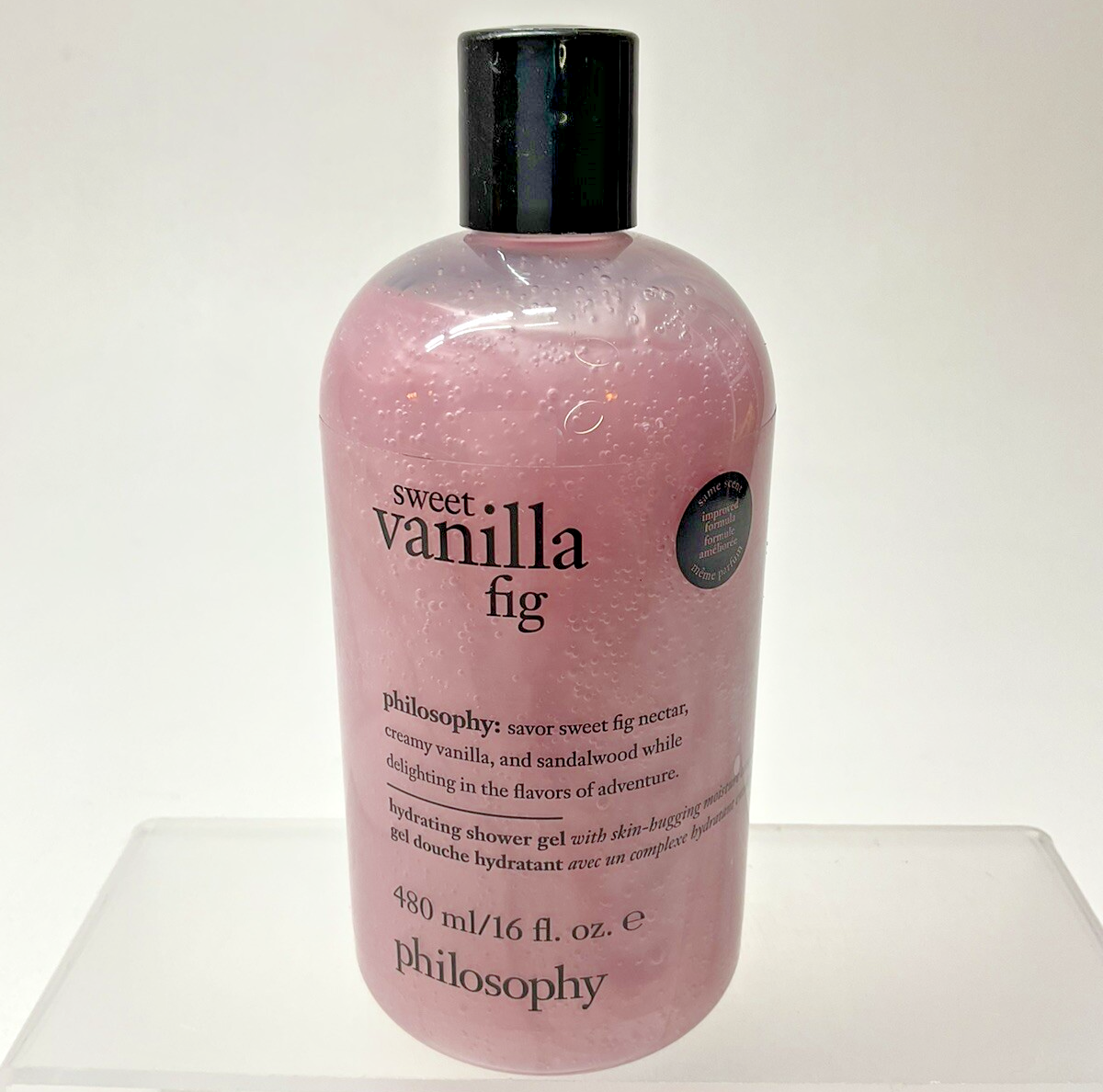 Philosophy Sweet Vanilla Fig Shampoo Shower Gel Bubble Bath 16 oz New Se... - $34.95