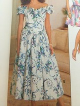 Butterick Sewing Pattern 5988 Misses Tea Evening Dress Ruffle Formal Bridesmaid - £3.53 GBP