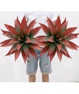 Set Of 2 Artificial Faux Agave Plants 28&quot;  Large UV Resistant NEW Ret $80 - $63.22 CAD