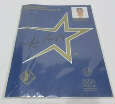 Luis Gonzalez Autograph Signed 1994 Houston Astros Spring Training Magazine  - £9.42 GBP